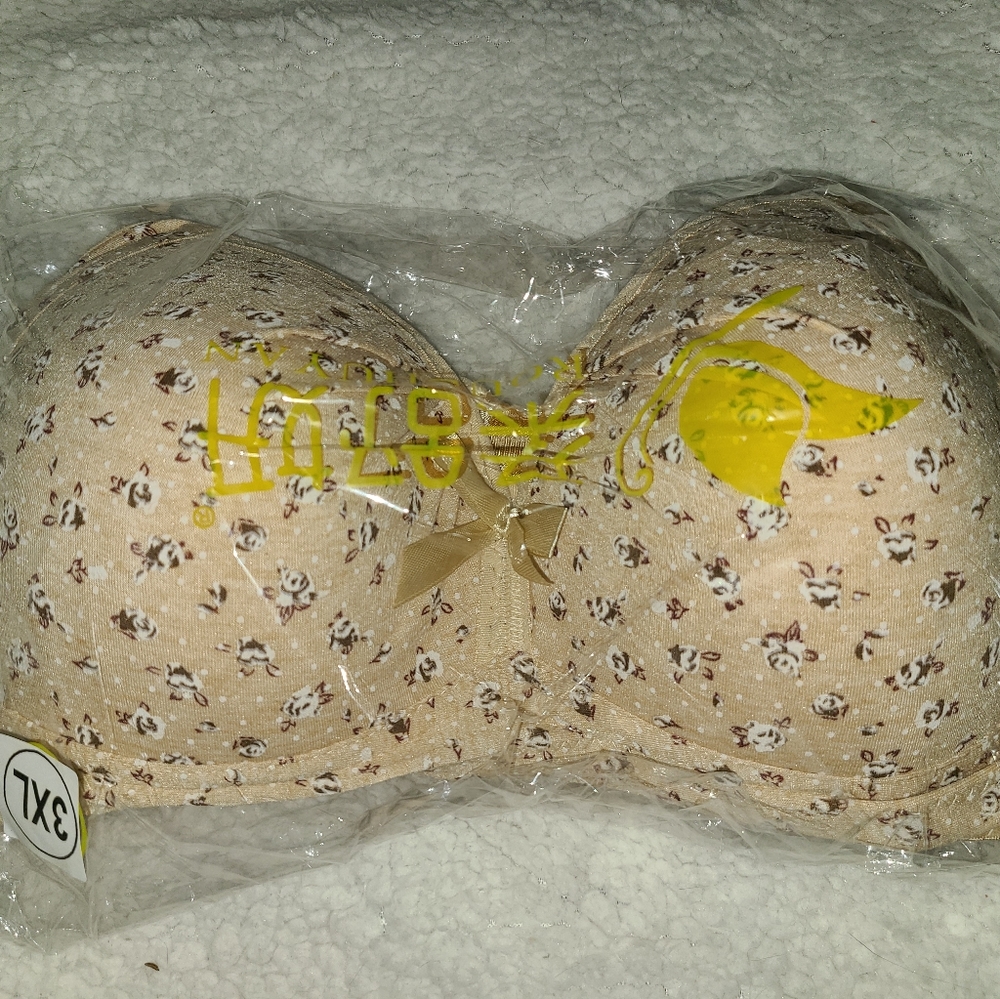 Women's Wireless Bra Floral design